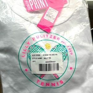 NWT Lilly Pulitzer x WTA Rally Tee
